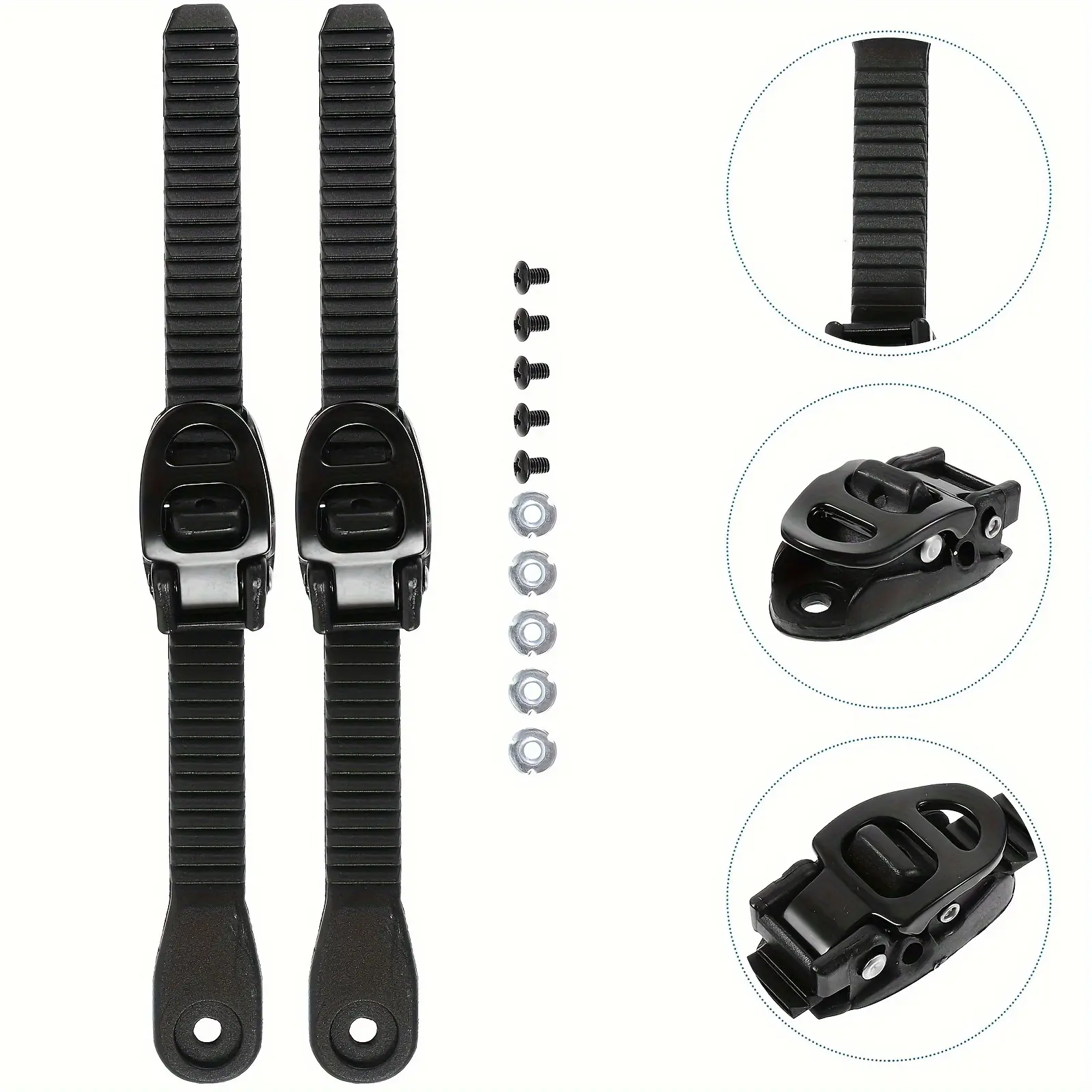 2 Sets Roller Skate Shoe Laces With Buckle And Screws, Roller Skating Accessories