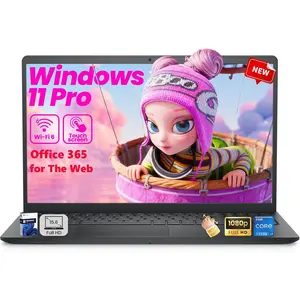 Dell 2026 15.6" Touchscreen Laptop DC15250 – Intel 10-Core i7-1355U (Up to 5.0GHz), 16GB/32GB RAM, 1TB/2TB SSD, FHD Display, Wi-Fi 6, Windows 11 Pro, Fast Business & Student Notebook