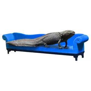Sofa Lounge Perch – Aquarium Hammock & Resting Couch | Suction Cup Mount | Enrichment Decor for Axolotl, Betta & Blenny