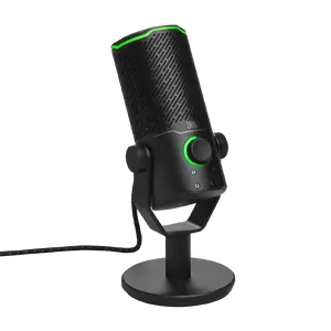 JBL Quantum Stream Studio, Quad pattern premium USB microphone for streaming, recording and gaming