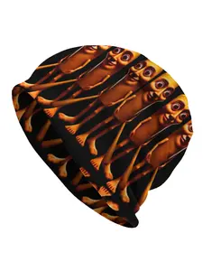 1 PC Fashion Hats Tung Tung Tung (Italian Brainrot) Sahur Thin Hat Digital Printed Hat Bonnet Special Skullies Caps Men Women's Earmuffs Funny Hat