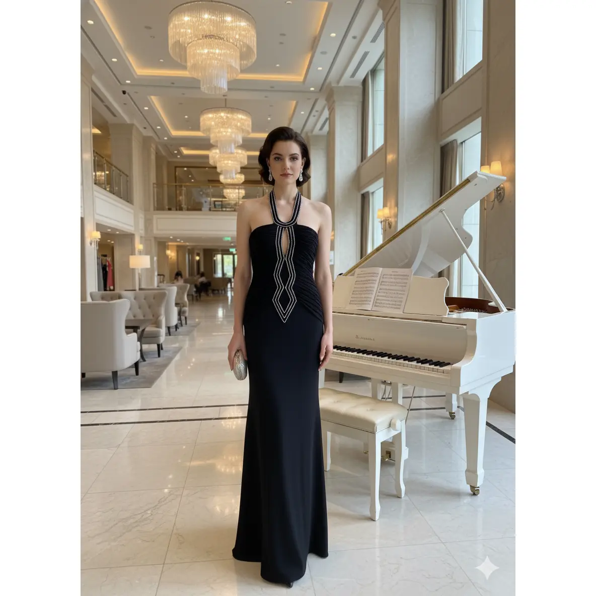 Black Couture Gown