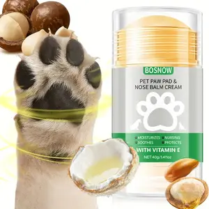 ROZINO-Natural Pet Paw Soother Balm for Dogs & Cats Stick, Organic Soothing & Moisturizing Relief for Dry, Cracked Paws, Winter Healing Relief, Gentle & Lick-Safe