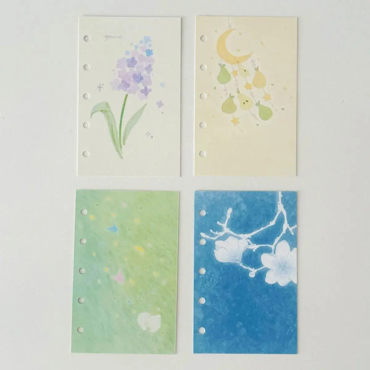 M5/A7/A6 Binder Index Dividers Memo Pad Refill Pages Kawaii Girls Mini Double Sided Dividers for Scrapbooking  Planner