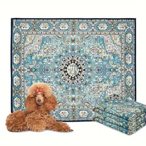 Boho Style Pet Pad, 1 Count Pet Urine Mat, Pet Training Pad, Puppy Pads, Puppy Liner, Pet Supplies for Dogs & Cats, Dog & Cat Litter Supplies