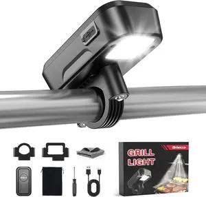 Rechargeable Grill Light for Webwer Grill & Blackstone Griddle, 2-Color Temperature BBQ Light with Magnetic Auto On/Off, Outdoor Barbecue Grilling Accessory Gift for Men
