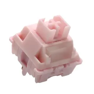 Huano Sakura Switch Linear 35g Pre Lubed 5 Pin Hot Swap POK Stem for MX Mechanical Keyboard Linear Switches