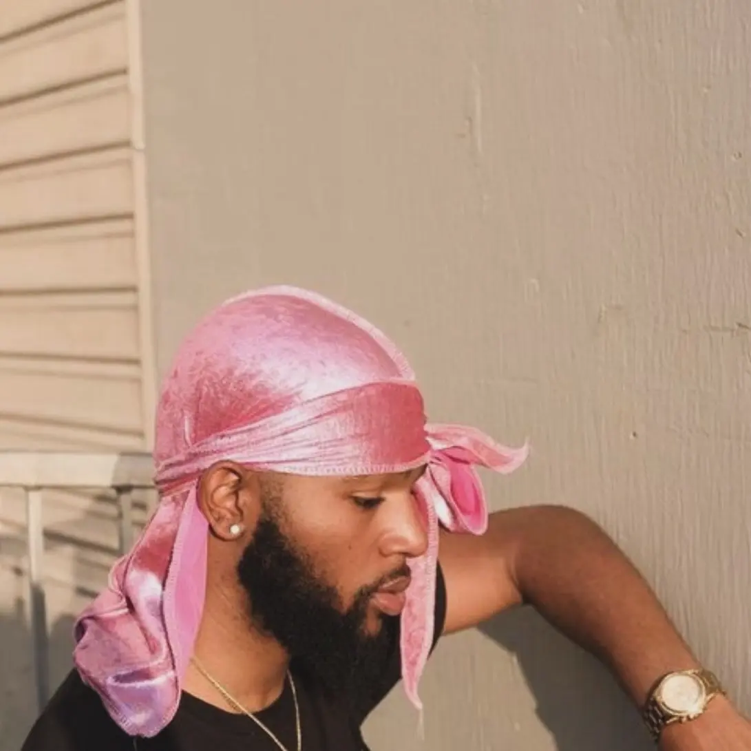 Legendary Pink Velvet Durag Legendary Pink Velvet Durag