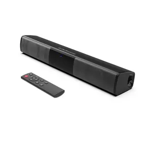 Portable Wireless Soundbar, Wireless Bluetooth-compatible Soundbar Speaker with Remote Control, Compact High Definition Dual Speaker for Home & Outdoor, Stocking Fillers Gift, Wireless Rechargeable Speaker