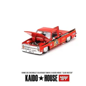 Kaido House x Mini GT 1:64 Chevrolet Silverado Tamiya x Kaido House “CLOD BUSTER” – Orange