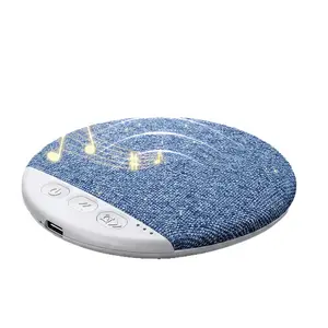 Under Pillow Sleep Speaker, Ultra-Thin Personal Sound Machine with White Noise & Bluetooth, Partner-Friendly Close-Range Audio for One Person, Timer & Memory Function, Blind-Touch Buttons, Ideal Gift for Better Nighttime Smartphone