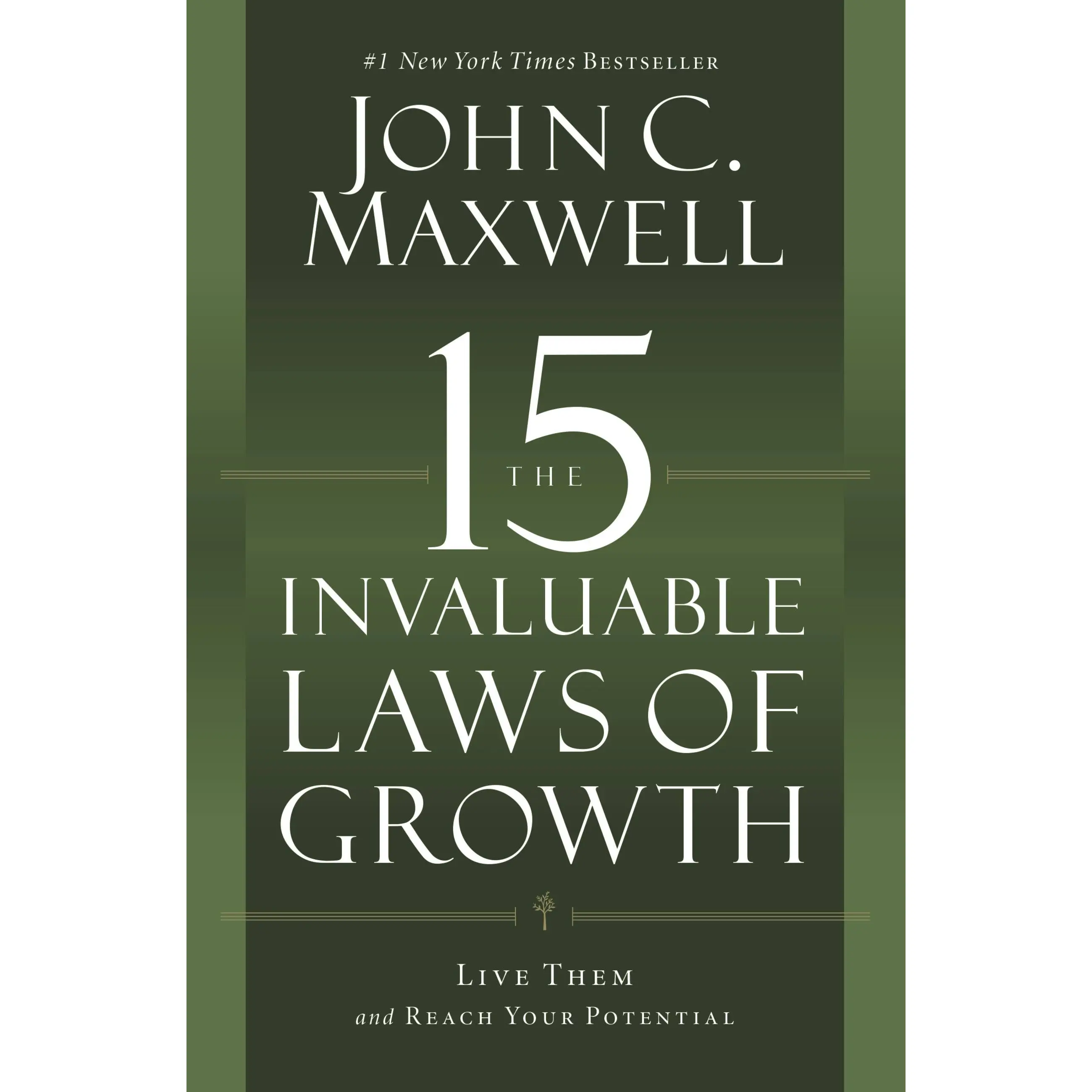The 15 Invaluable Laws of Growth by John C. Maxwell [Paperback Book ...