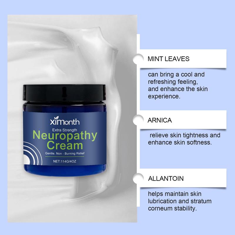 【Buy 1 Get 1 Free】Neuropathy Cream - Soothing Cream for Feet, Legs, Hands, Etc ,Non-Greasy, Gentle, Non-Burning with Cooling Effect
