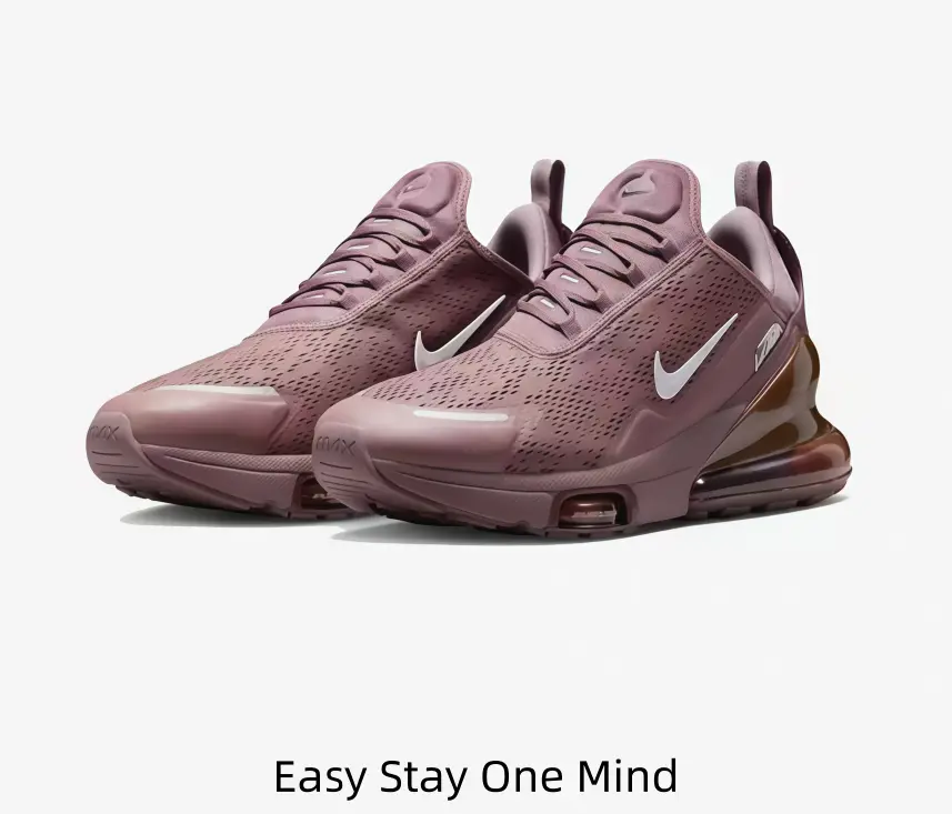 Dusty Mauve Breathable Mesh Air Cushion Running Sneakers Shock Absorbing Non Slip Lightweight Fashion Daily Workout Walking Athletic Shoes For Women