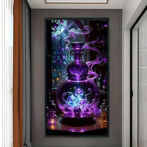 5D Diamond Art Colorful Painting Kit, 1 Set DIY Diamond Arts Colorful Painting Kit, Wall Art Decor for Home Living Room Bedroom