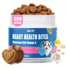 JUST TRY Chicken Flavor Cat Heart Support Treats with Taurine & Coenzyme Q10, 12 Months Supply, 300 Bites 6.35 OZ Indoor Cat Cardiovascular Supplements