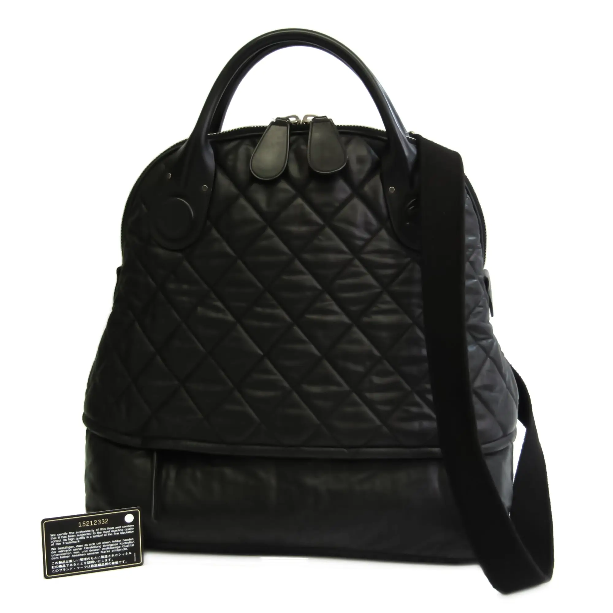 Pre-owned CHANEL Canvas Shoulder Bags Coated Handbag Shoulder Bag