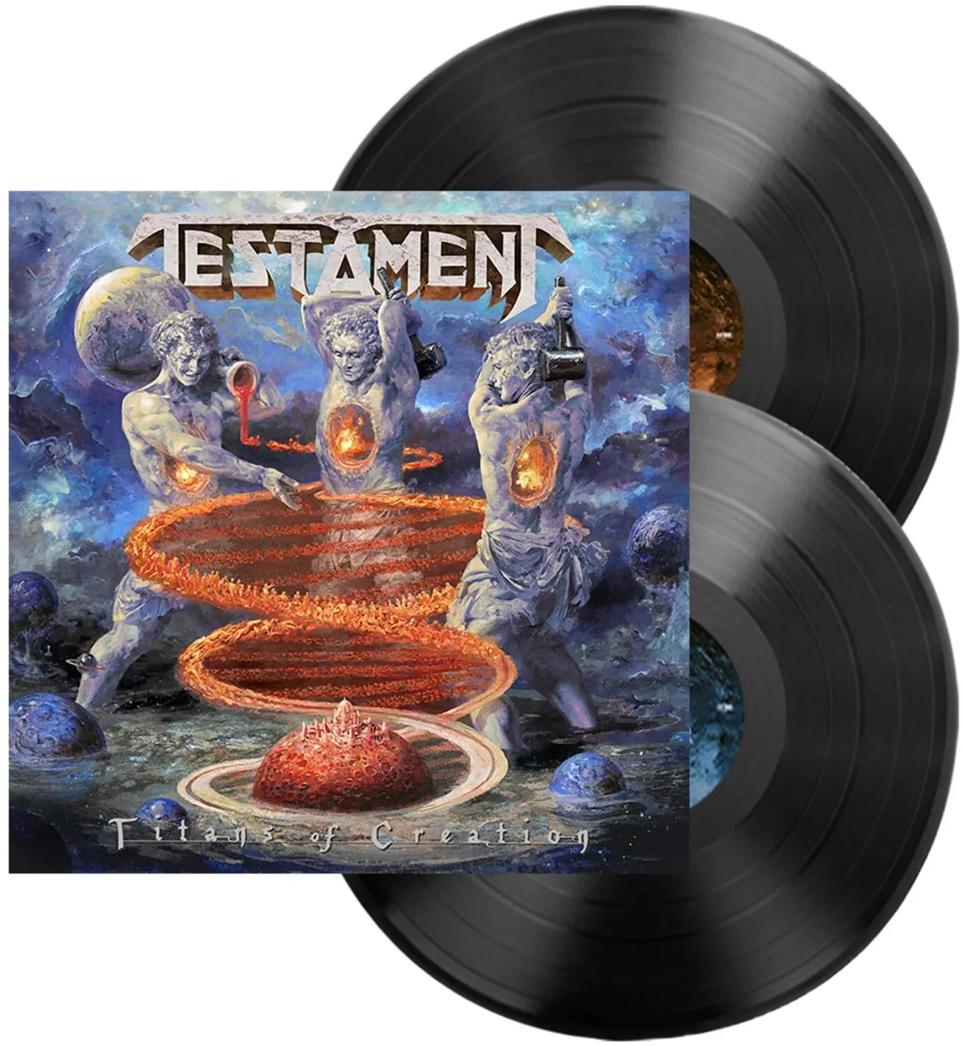 Testament - Titans of CreatioN  [VINYL RECORD - LP] Gatefold LP Jacket