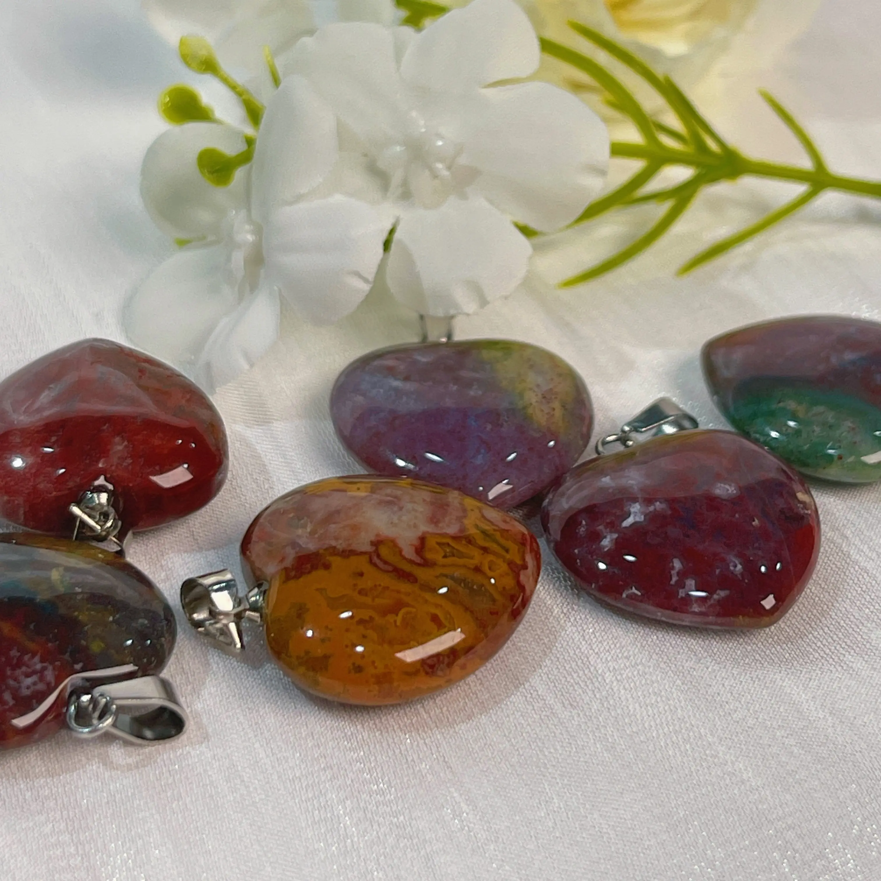 Ocean Jasper Pendant, Ocean Jasper Gift for Women