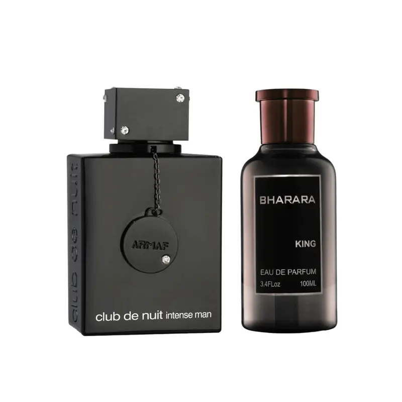 Men's Luxurious EDP Set - Armaf Club De Nuit Intense & Bharara King EDP Fragrances, 3.4 oz Woody-Amber Men's Fragrance Duo