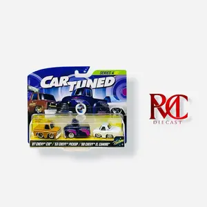 CARTUNED 1:64 KUSTOMS SERIES 4 KOOL KUSTOMS 3 PACK