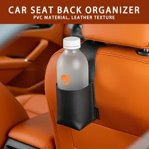 Car Seat Back Water Cup Storage Bag, Convenient Organizer for Car Seats, Durable Design, Perfect for Daily Use, Essential Car Accessory