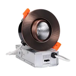 Circulex+ 3" Gimbal LED Recessed Light - Oil Rubbed Bronze - 7W - Adjustable CCT
