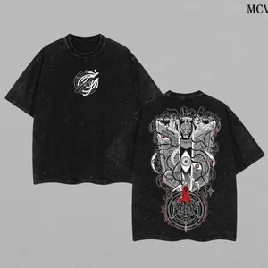 Edward Elric Gate of Truth Shirt – Fullmetal Alchemist Oversized Washed Heavyweight Cotton Tee