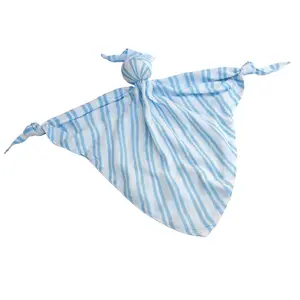 Cuski  Mussi Baby Comforter, Blue Stripes