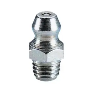 LiquiDynamics 500134-100 1/4” NPT (PTF extra short), Straight Grease Fitting, 100 pc. Package