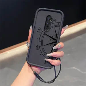Reno2Z Compass Hand Rope Combination Assembly phone Case For Oppo Reno2Z with silicone shock proof design perfect for popular