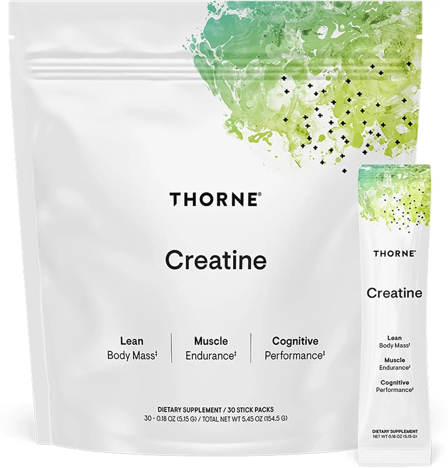 THORNE Creatine, Micronized Creatine Monohydrate Powder, 30 Servings