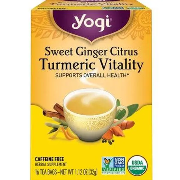 YOGI TEA Sweet Ginger Turmeric Vitality Tea 16 BAG
