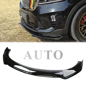 For Kia Sorento 2003-2023 Front Bumper Lip Spoiler Lower Splitter Gloss Black