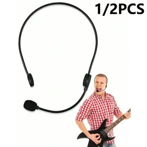 Rockstar Costume Accessory Headband Microphone, Cosplay Fake Microphone, Halloween Party Prop, Party Photo Prop, Headwear, Gift Idea