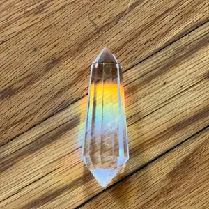 Rainbow light Activated Quartz Crystal