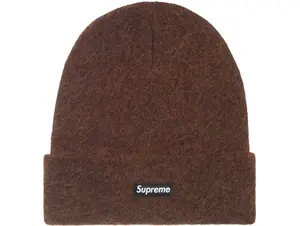 Supreme Mohair Beanie Brown