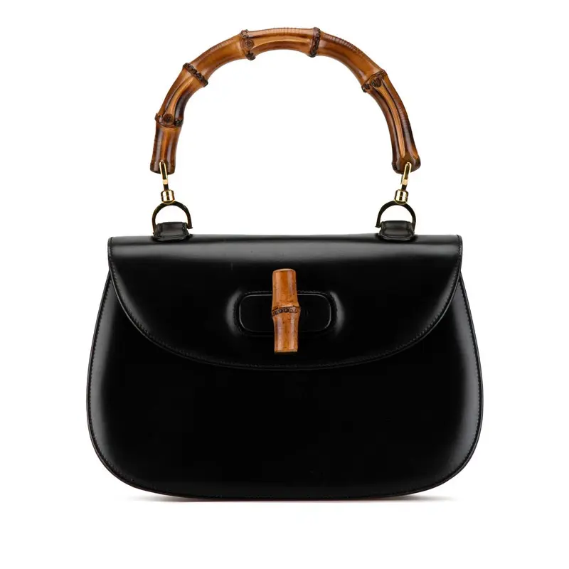 Pre-owned GUCCI 1 Tote Bags Bamboo Leather Handbag 000 01 0633