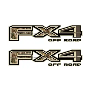 FX4 Off Road Decal Replacement Sticker F 150 Bedside New Model / Nature Camo