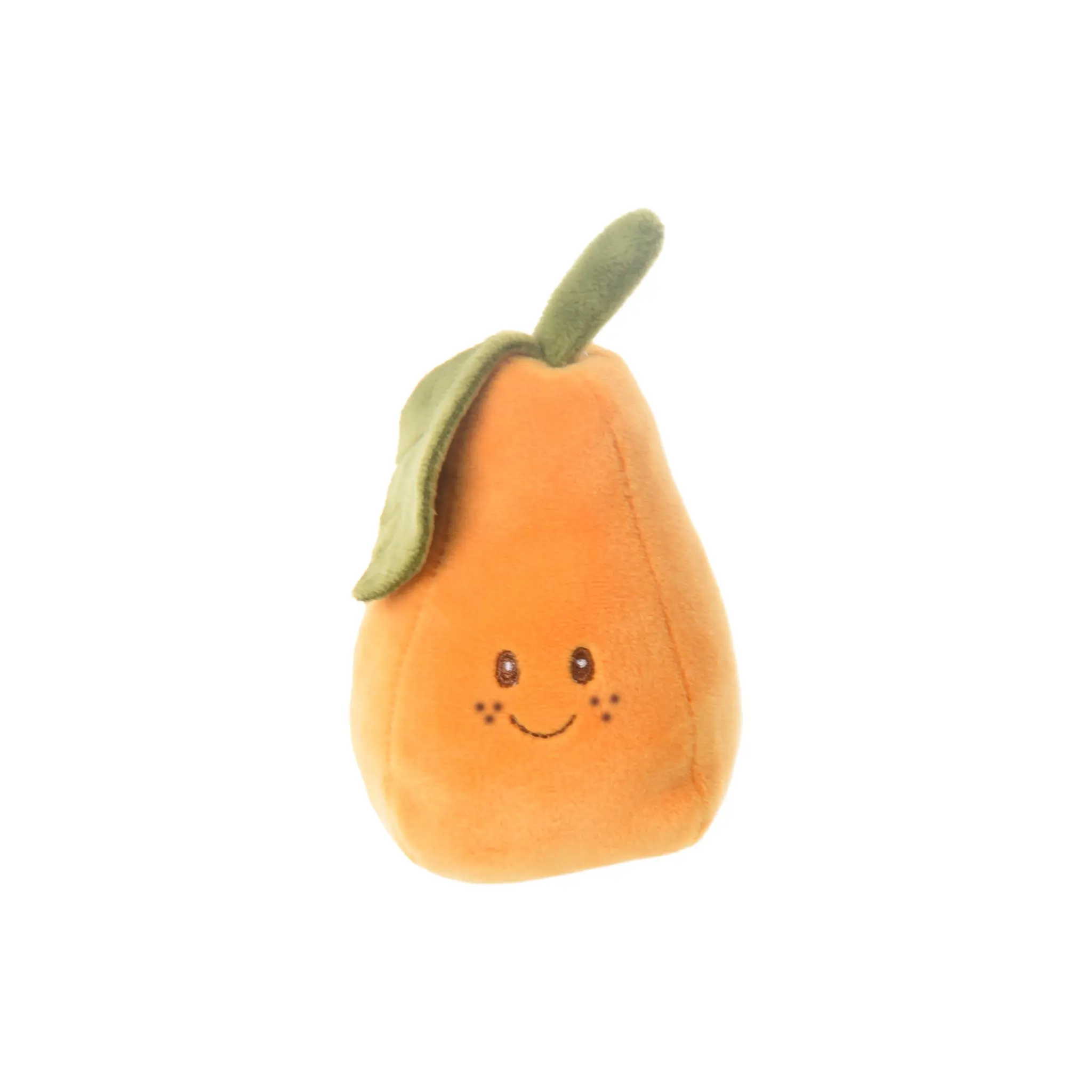Bukowski Bears Pear 2 Inch Soft Plush Orange Fruit Keychain for Bags Backpacks and Keys