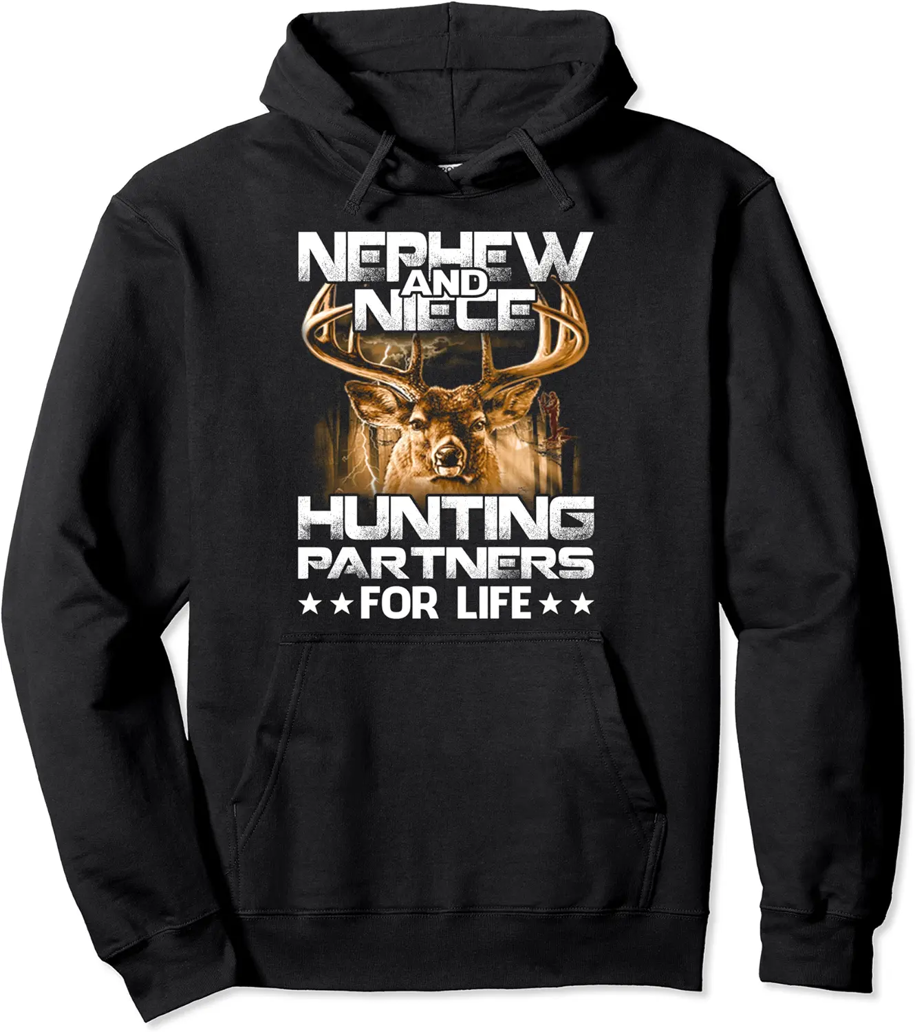 Nephew And Niece Hunting Buddies For Life Deer Hunter Pullover Hoodie - Parisbus Shop 48B0BJ9L9SLS