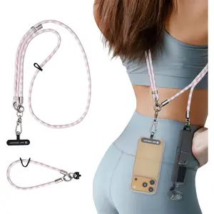 K&F CONCEPT Anti-lost Adjustable Neck Strap for DJI Osmo Pocket 3, Rose White