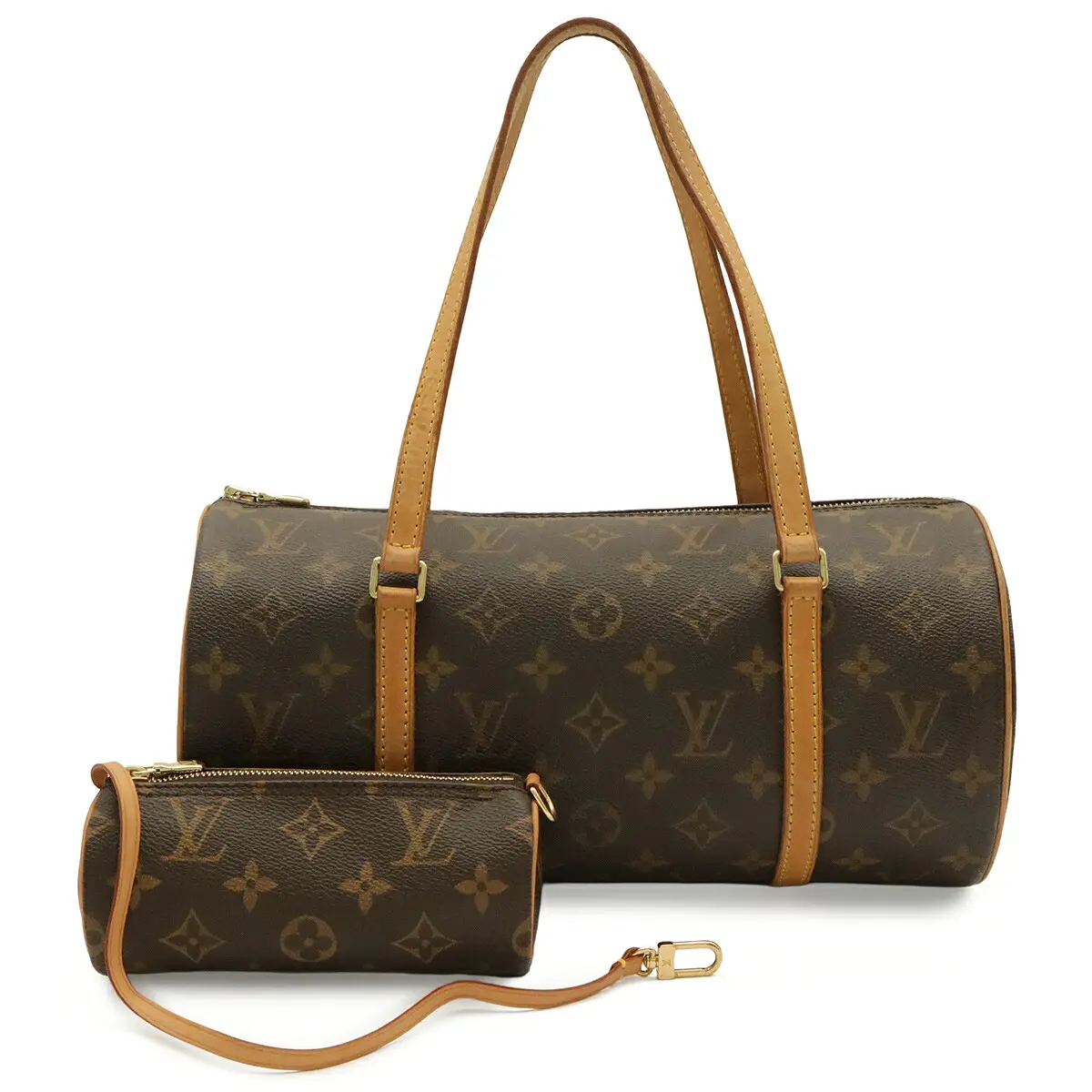 Pre-owned Louis Vuitton Canvas Shoulder Bags Papillon Monogram Handbag