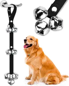 Premium Dog Doorbell for Potty Training | 7 Extra Large 1.4" Loud Bells | Adjustable Hanging Door Bells for Puppies & Large Dogs | Easy Potty Communication Tool