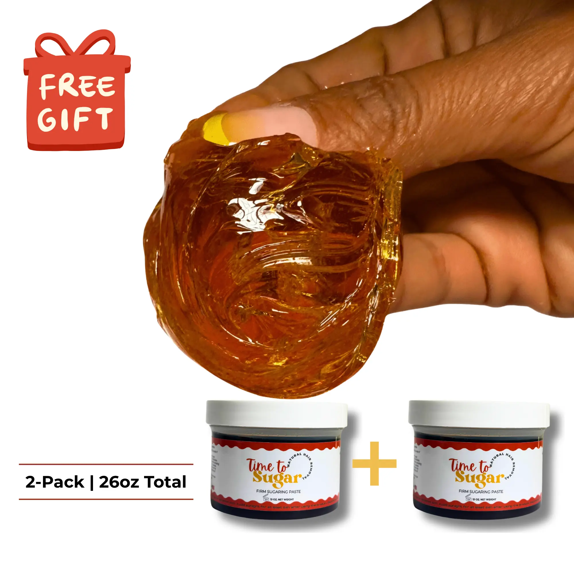 2-Pack Firm Sugaring Paste (26oz Total) + Free Tool Kit – All-Natural Hair Removal at Home! 2-Pack Firm Sugaring Paste (26oz Total) + Free Tool Kit – All-Natural Hair Removal at Home!