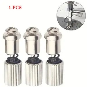 Easy-change presser foot clamp - quick screw-free installation, suitable for all flat sewing machines, light gray