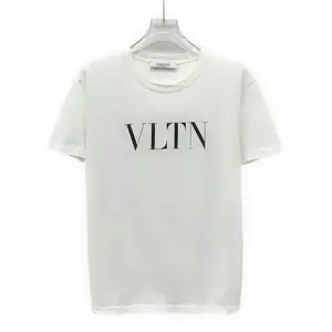 RDLT— Valentino White Logo Print Cotton T-Shirt Size XS