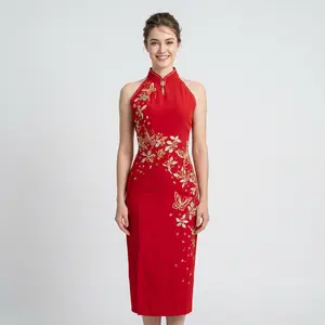 Moonlit Osmanthus & Butterfly QiPao/Cheongsam
