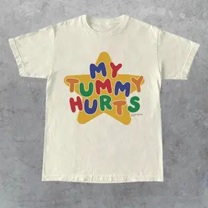 My Tummy Hurts Tee , Funny Meme Shirt, Clowncore Clothing , Clown Shirt , Kidcore Tee , Kidcore Clothes, Funny Gift For Her, Gift For Him
