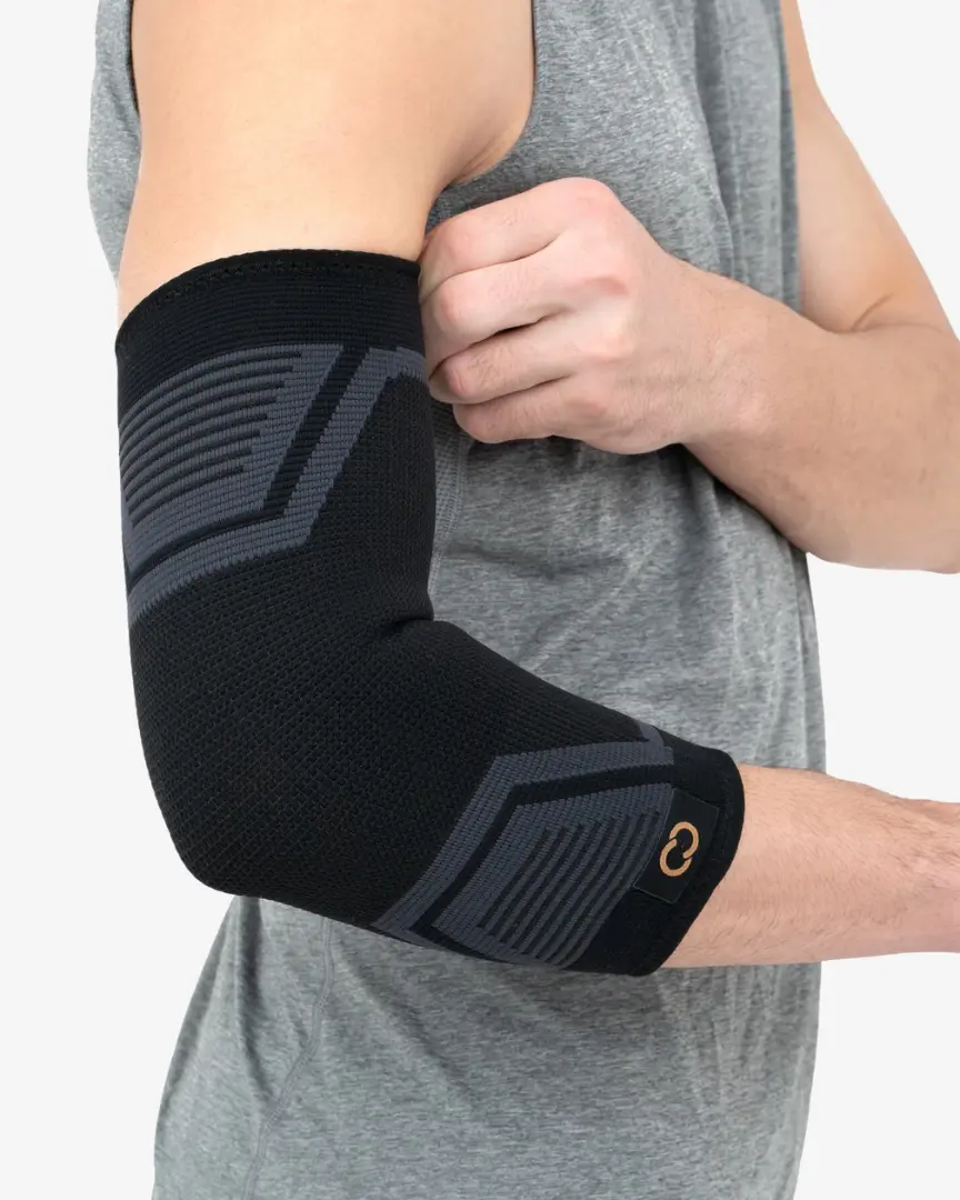 Copper Compression Unisex PowerKnit Elbow Support, Compression Armsleeve for Sports & Outdoor Activities